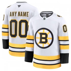 Miesten NHL Boston Bruins Pelipaita Custom 2025-26 Fanatics Premium Vieras Valkoinen